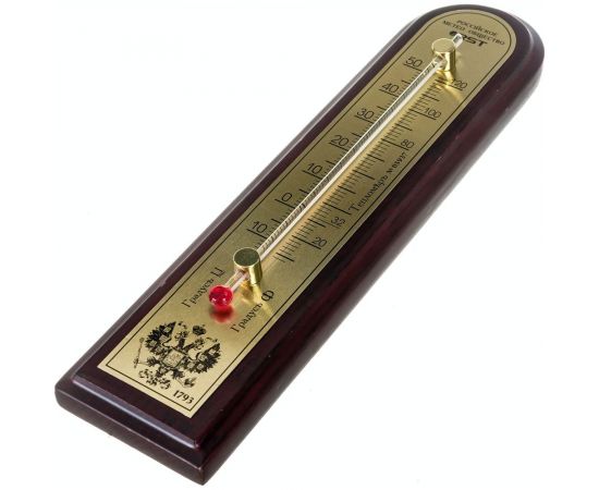 Спиртовой комнатный термометр RST, цвет махагон RST05937 – изображение 4