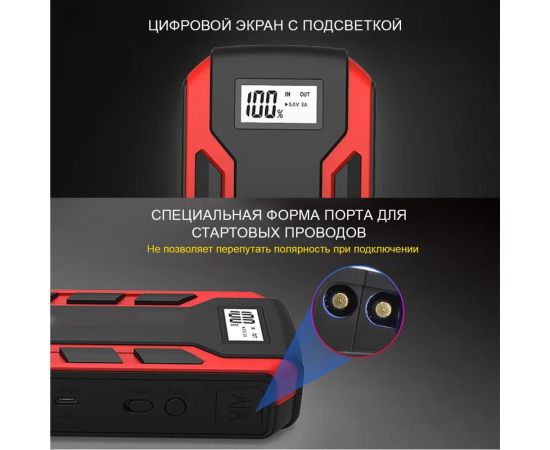 Многофункциональное пуско-зарядное устройство для автомобиля iCarTool IC-JSD12 – изображение 6