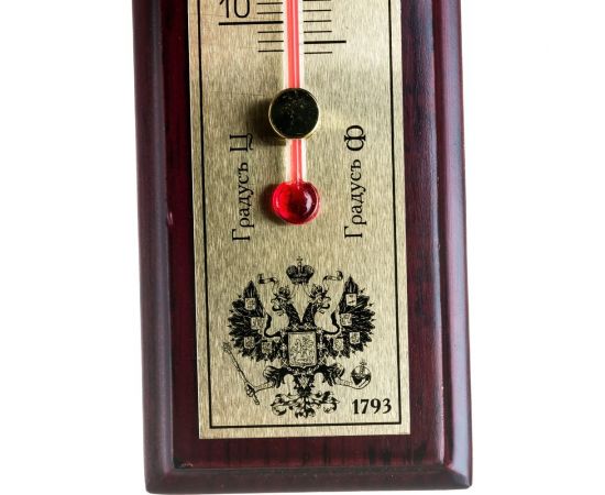 Спиртовой комнатный термометр RST, цвет махагон RST05937 – изображение 2