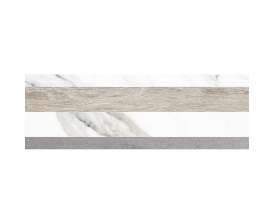 Керамическая настенная плитка LAPARET Arctic полоски, 20x60 см, 1.2 кв.м, 10 плиток в упаковке х9999278885 – изображение 6