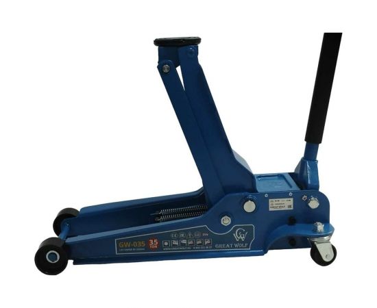 Низкопрофильный гидравлический подкатной домкрат Great Wolf 3,5 т, 95-552 мм GW-035 – изображение 12