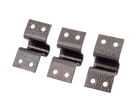 Накладная задвижка Tech-Krep ЗЩ 066 247х52 круглый ригель D12мм, L138мм медь 148380 – изображение 3