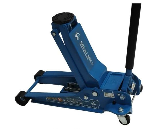 Низкопрофильный гидравлический подкатной домкрат Great Wolf 3,5 т, 95-552 мм GW-035 – изображение 11