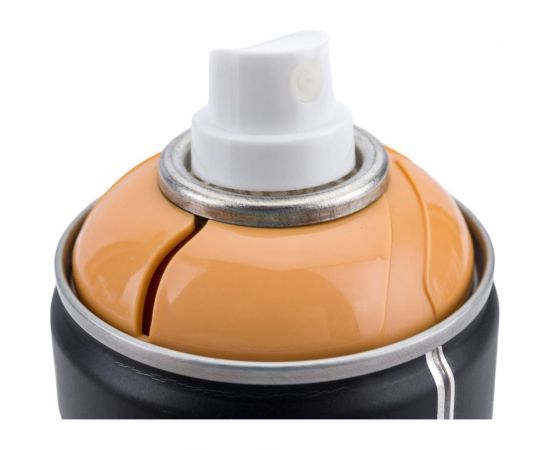 Аэрозольная краска в баллончике KUDO быстросохнущая акриловая универсальная полуматовая SATIN RAL 1034 абрикосовая KU-0A1034 – изображение 5