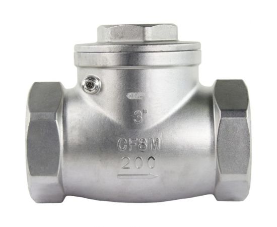 Обратный клапан DN.ru поворотный -SCV-316 Ду25 Ру16 резьбовой D100-00495 