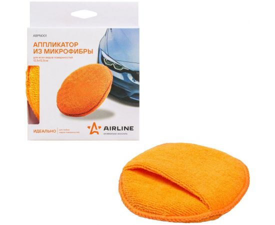 Аппликатор из микрофибры для всех видов поверхностей Airline 12.5х12.5 см ABPN001 