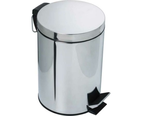 Ведро с крышкой FIXSEN 8 л, хром FX-34024A 