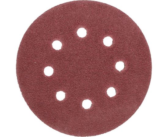 Круг абразивный шлифовальный под липучку с перфорацией 125 мм, Р40, 5 шт On 19-05-042 