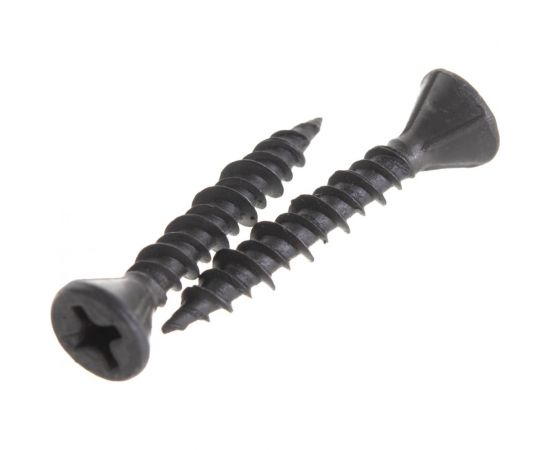 Саморез для ГВЛ Метизный двор 3,9x25, двухзаходная резьба, оксидированный, 1000 шт. 4607159062376 