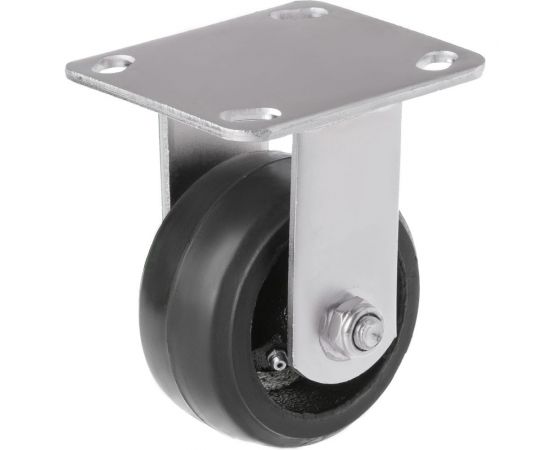 Большегрузное чугунное колесо неповоротное FCD 46 (100 мм; 130 кг) А5 1000092 