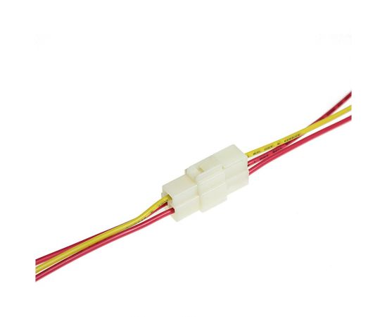 Соединительная 3х контактная колодка Nord-Yada 6,3 мм с проводами 904353 