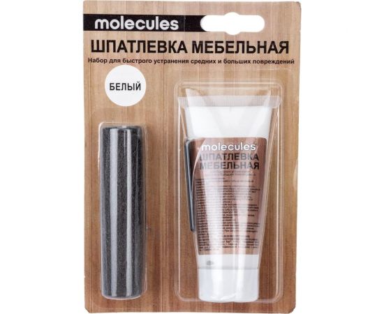 Мебельная шпатлевка Molecules белый KMLS758 