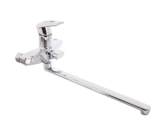 Смеситель для ванны и душа G-lauf с поворотным изливом 32 см и душевой лейкой, хром LWF7-A113 