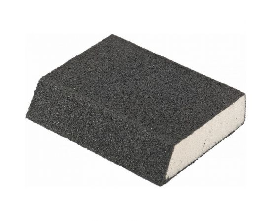 Губка для шлифования (120х90х25 мм; P40; трапеция; мягкая) MATRIX 75727 