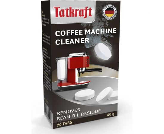 Таблетки для кофемашины от кофейных масел Tatkraft с активным кислородом, 20 шт 13803 