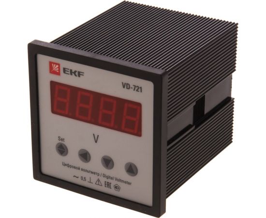 Однофазный цифрофой вольтметр EKF VD-721 на панель PROxima SQvd-721 – изображение 4
