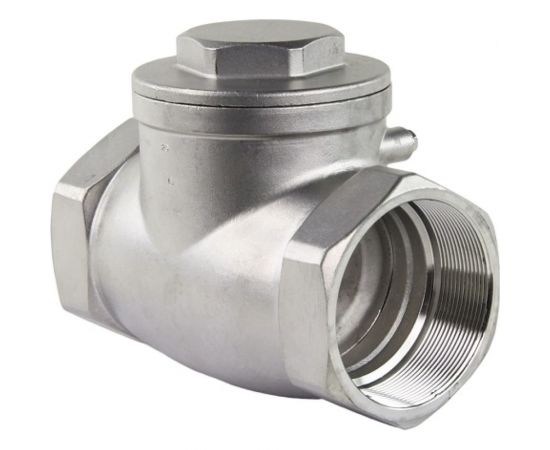 Обратный клапан DN.ru поворотный -SCV-316 Ду25 Ру16 резьбовой D100-00495 – изображение 3