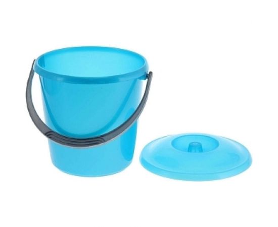 Ведро Martika Соло 10 л, перламутровое бирюзовое С633БИР – изображение 3