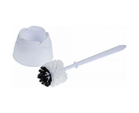 Ерш для унитаза OfficeClean с подставкой, пластик, белый 303066 – изображение 5