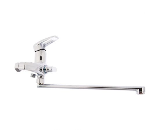 Смеситель для ванны и душа G-lauf с поворотным изливом 32 см и душевой лейкой, хром LWF7-A113 – изображение 6