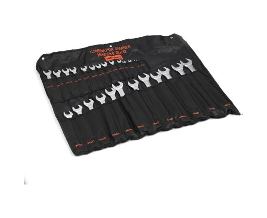 Набор комбинированных ключей HORTZ 26 штук, 6-32, хромированные 996895 – изображение 2