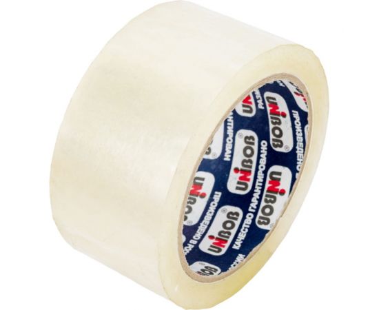 Упаковочная клейкая лента UNIBOB 600 прозрачная, 48 мм х 66 м 214955 – изображение 2