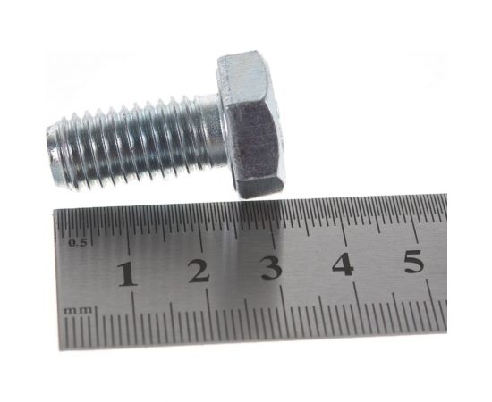 Болт с шестигранной головкой Метизный двор 12x25 DIN 933, 100 шт. 4607159065292 – изображение 2