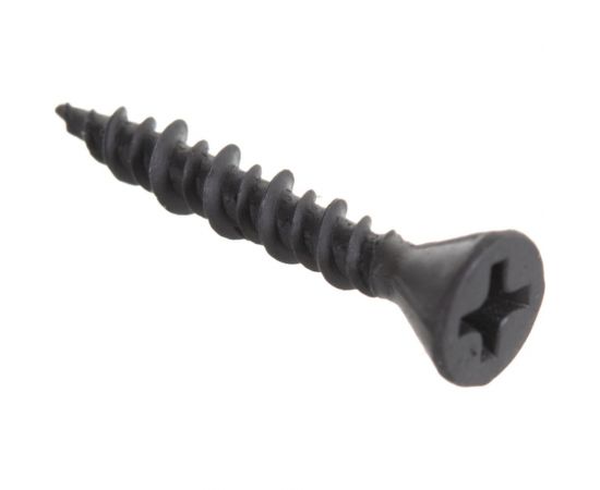 Саморез для ГВЛ Метизный двор 3,9x25, двухзаходная резьба, оксидированный, 1000 шт. 4607159062376 – изображение 2