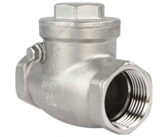 Обратный клапан DN.ru поворотный -SCV-316 Ду25 Ру16 резьбовой D100-00495 – изображение 2