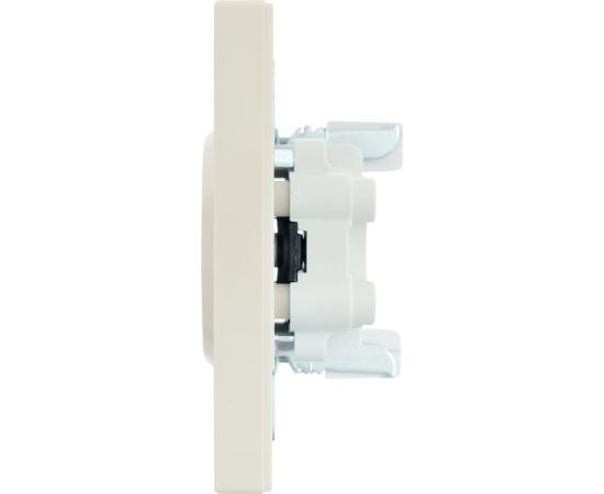 Двойная розетка Lezard VESNA без заземления, ПБТ, крем 742-0300-128B – изображение 4