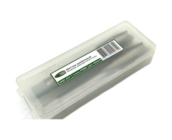 Метчик TORNERI UNC 3/4" 10 нитей Р6М5 комплект из 2-х штук 035375 – изображение 2