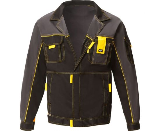 Костюм СОЮЗСПЕЦОДЕЖДА Профессионал-2 GEN черный/графит/желтый, р. 52-54 рост 170-176 2000000096636 – изображение 8