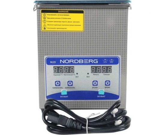 Ультразвуковая мойка с подогревом NORDBERG 2 л NU20 – изображение 2