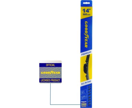 Бескаркасная щетка Goodyear PREMIUM 14/36 cm GY000434 – изображение 5