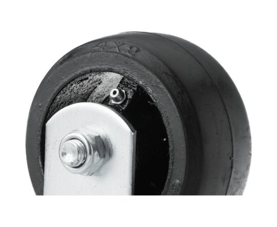 Большегрузное чугунное колесо неповоротное FCD 46 (100 мм; 130 кг) А5 1000092 – изображение 2