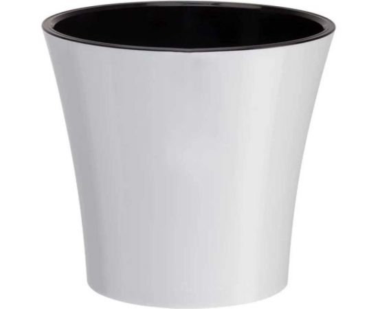 Горшок SANTINO АРТЕ 3.5 л, 19.5х17.5 см, белый/чёрный 049110 – изображение 3