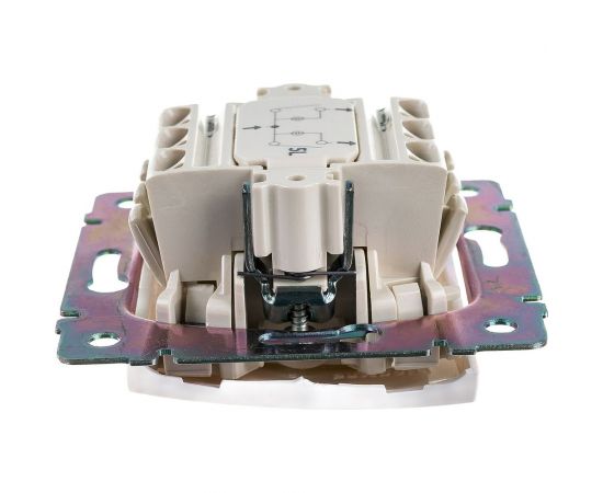 Механизм выключателя Legrand 2-клавишный СП Valena 10 А 250 В IP31 с зеленой подсветкой белый Leg 774428 – изображение 6