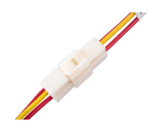 Соединительная 3х контактная колодка Nord-Yada 6,3 мм с проводами 904353 – изображение 2