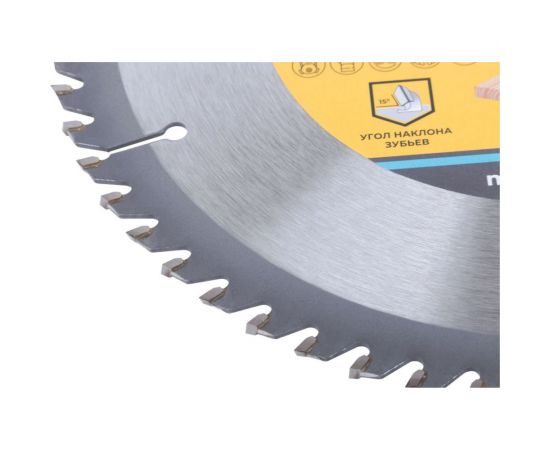 Диск пильный по дереву 216x32 мм, 60 зубьев, кольцо 32/30 мм для циркулярных пил MOS 37682М – изображение 4