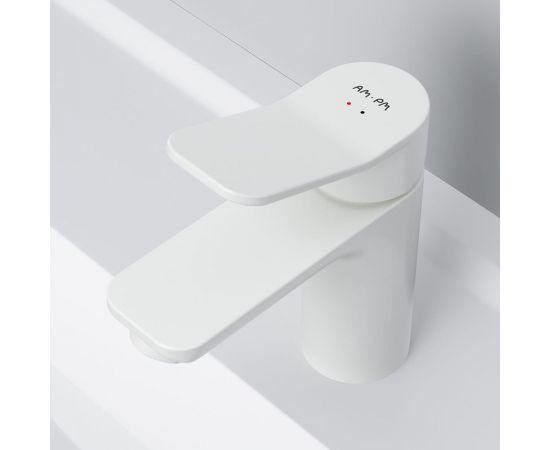 Смеситель для умывальника AM.PM, X-Joy, белый, F85A02133 – изображение 5
