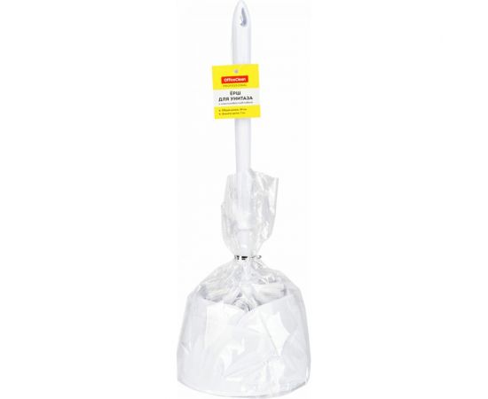 Ерш для унитаза OfficeClean с подставкой, пластик, белый 303066 – изображение 2