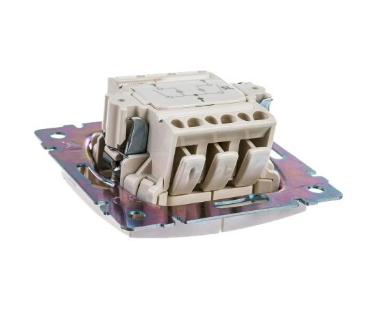 Механизм выключателя Legrand 2-клавишный СП Valena 10 А 250 В IP31 с зеленой подсветкой белый Leg 774428 – изображение 5