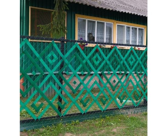 Лента для забора ГеоПластБорд 50 м, зелёная + 50 ед. крепежа 3755048Gr – изображение 8