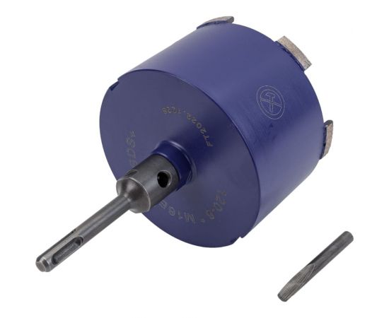 Коронка алмазная по бетону SDS+ 120 мм безударная Strong СТК-06400120 