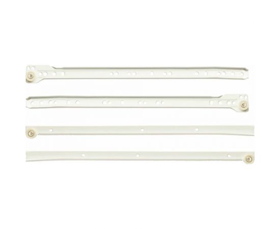 Роликовые направляющие Mebax 600 мм, белые 00-00002268 