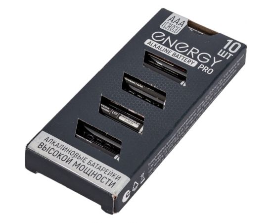 Алкалиновая батарейка ENERGY Pro LR03/10K (ААА) 104975 