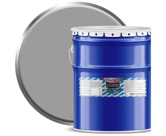 Грунт-эмаль для металлопрофиля MASTER PRIME RAL 7004 сигнальный серый, 20 кг 4300008856 