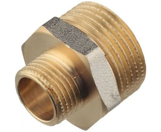 Переходной ниппель DOUBLE-LIN резьбовой латунный Н/Н 1.1/4" х 1/2" LL6050 (1 1/4"х1/2") 