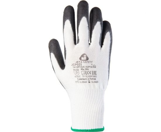 Перчатки защиты от порезов с полиуретановым покрытием Jeta Safety 3 класс, размер 11/XXL JCP031-XXL 
