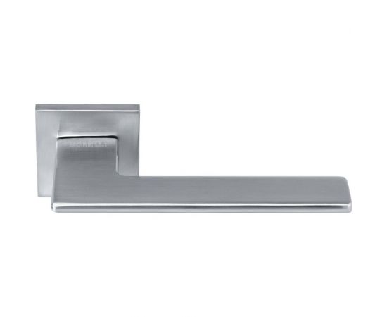 Дверная ручка MORELLI MH-51-S6 SC ""Plateau"" на квадратной розетке 6 мм, матовый хром 9013385 